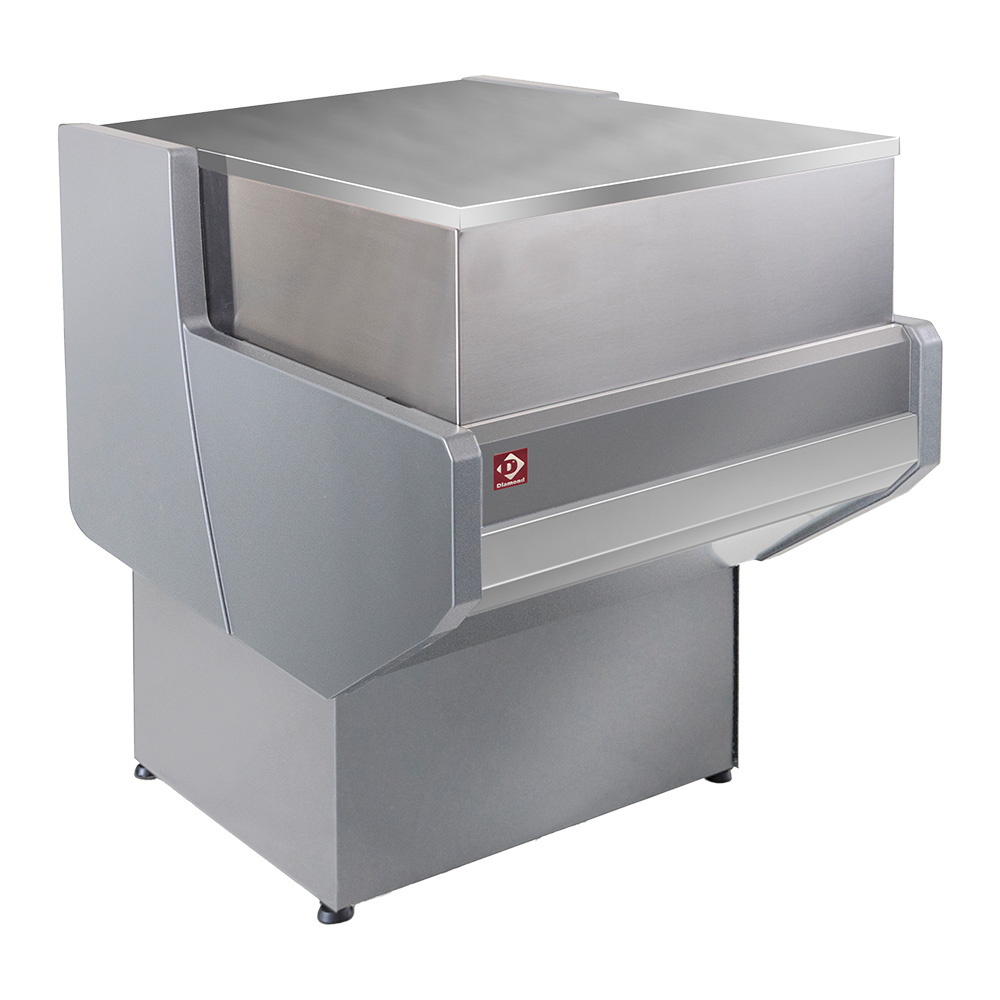 Diamond Vitrinen-Theken Kassenelement 700 mm - GRAU/WEISS
