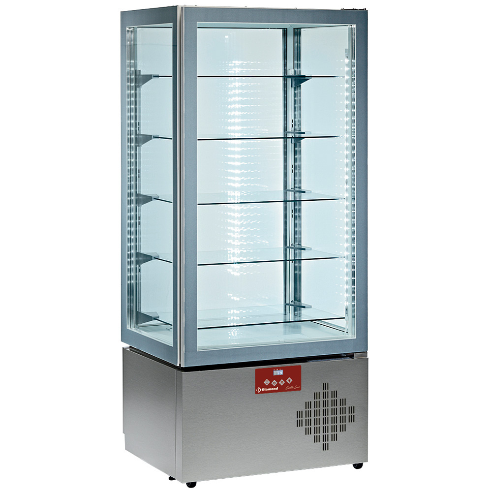 Diamond 490 Lt Volle Vitrine, 5 Ebenen, belüftet