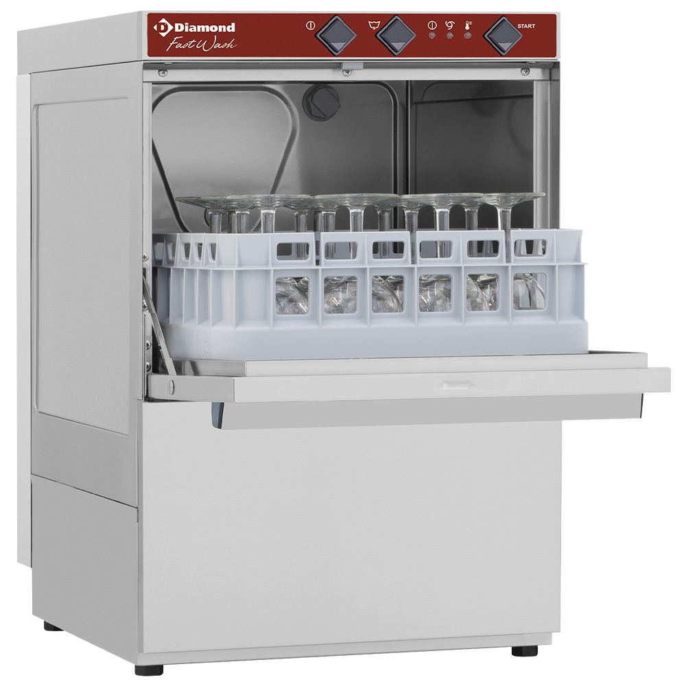 Diamond Standard Gläserspülmaschine, quadratischen Korb 350x350 mm