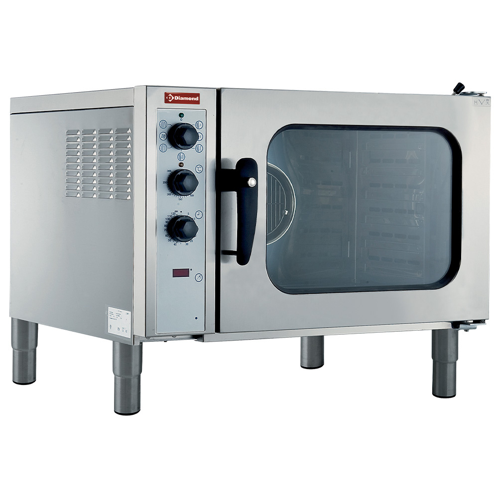 Diamond 6x GN 1/1 - ELECTRIC Elektro-Konvektionsofen 6x GN 1/1, mit Luftbefeuchter
