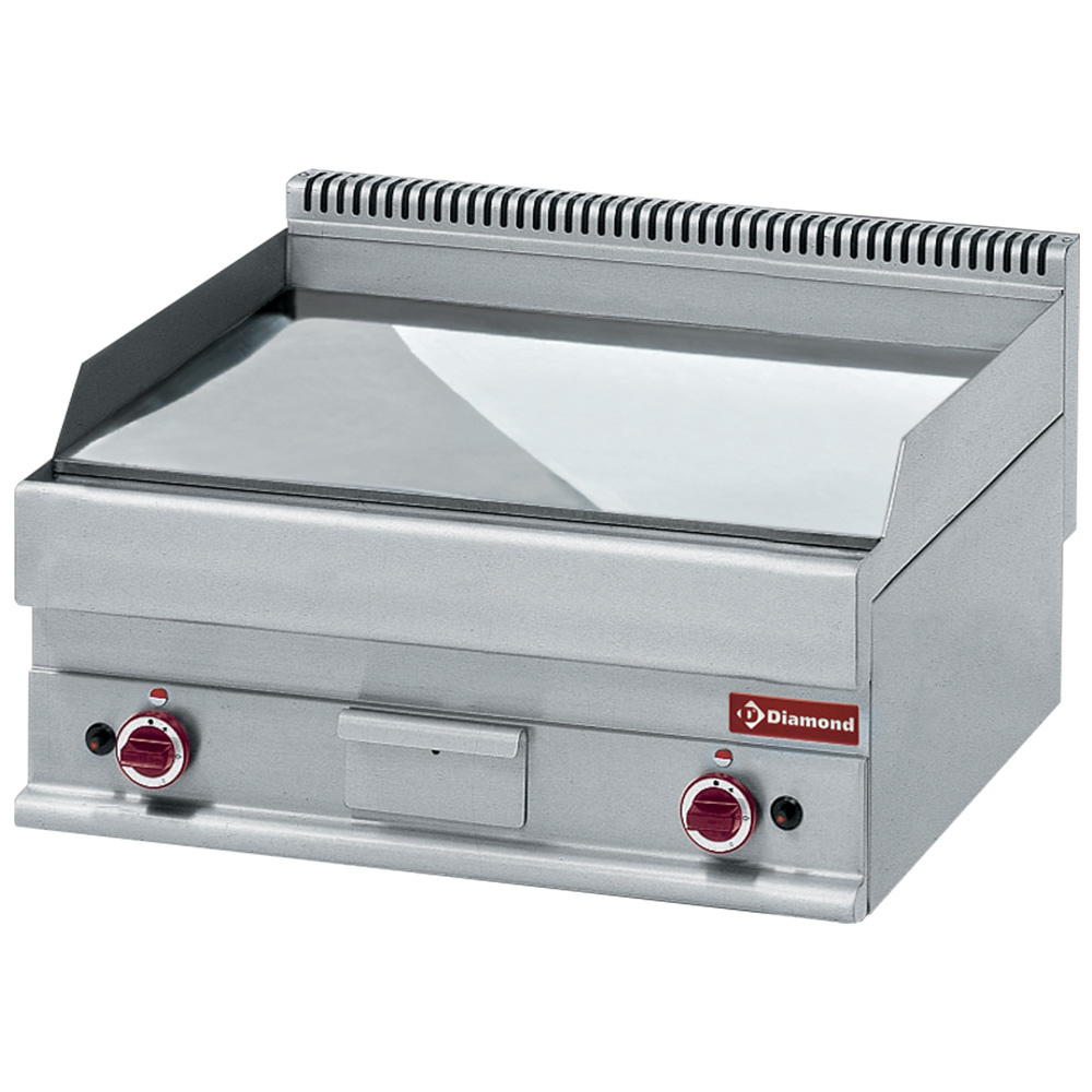 Diamond Kochserie Modular ALPHA 650 Gas Grillplatte, glatt -Top- hartverchromt "50 µm"