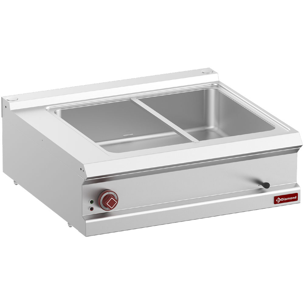 Diamond Kochserie OPTIMA 700 Elektro Bain-Marie GN 2/1, 150 mm -Top-