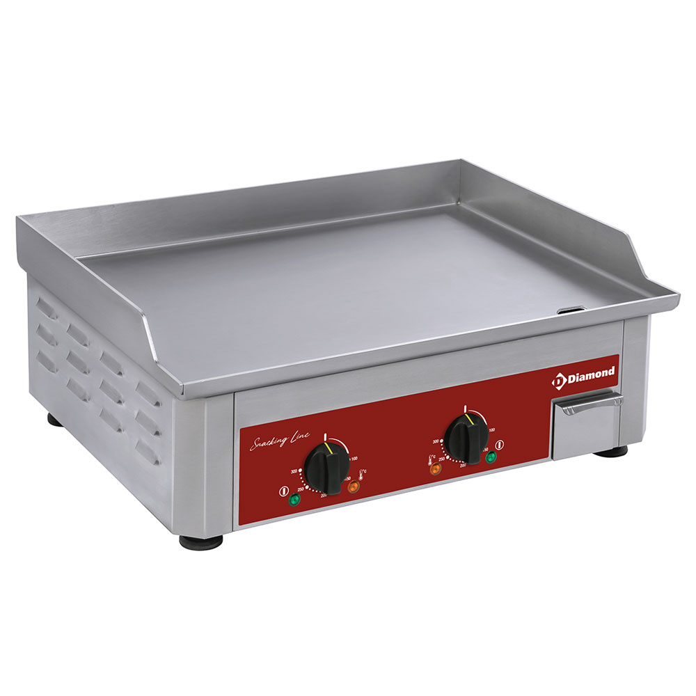 Diamond Grillplatten Elektro Tischgrill, doppelt, rostfreier Stahl Oberfläche