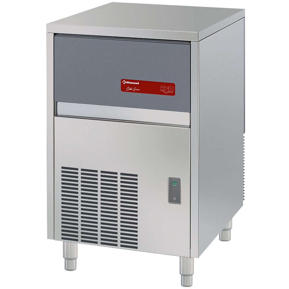 Diamond Eiswürfelbereiter Eiswürfelbereiter CUBO ICE 38 kg, mit 16-kg-Vorratsbehälter – WASSER