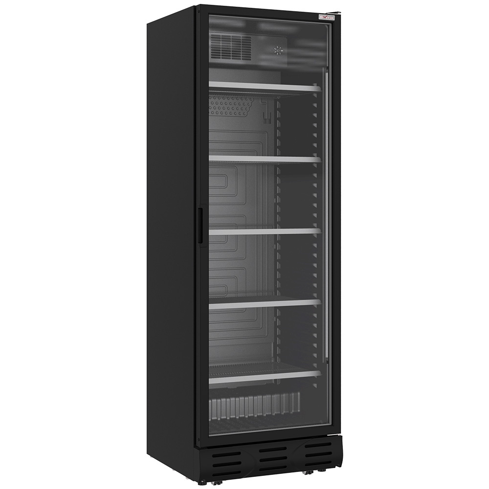 Diverso Vitrines T° positive & negative Getränkekühlschrank positive 382 Liter SCHWARZ