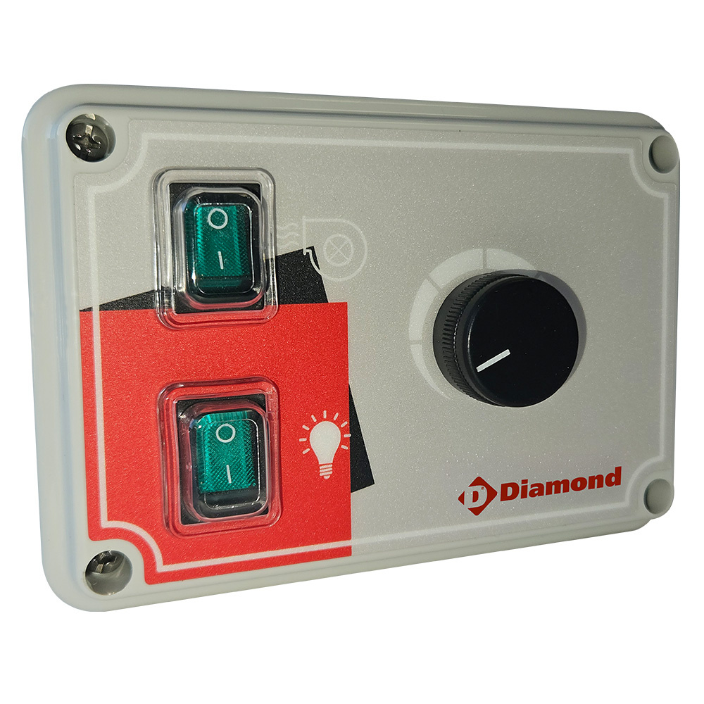 Diamond Drehzahlregler Elektronischer Regler + Schalter für LED