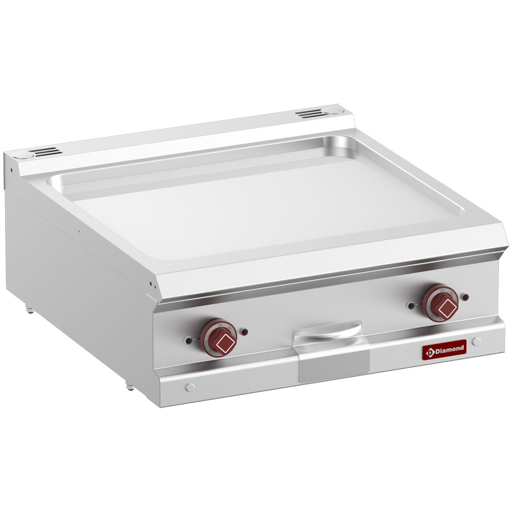 Diamond Kochserie OPTIMA 700 Elektro-Grillplatte, glatt, hartverchromt, Mod. 1/1 -Top-