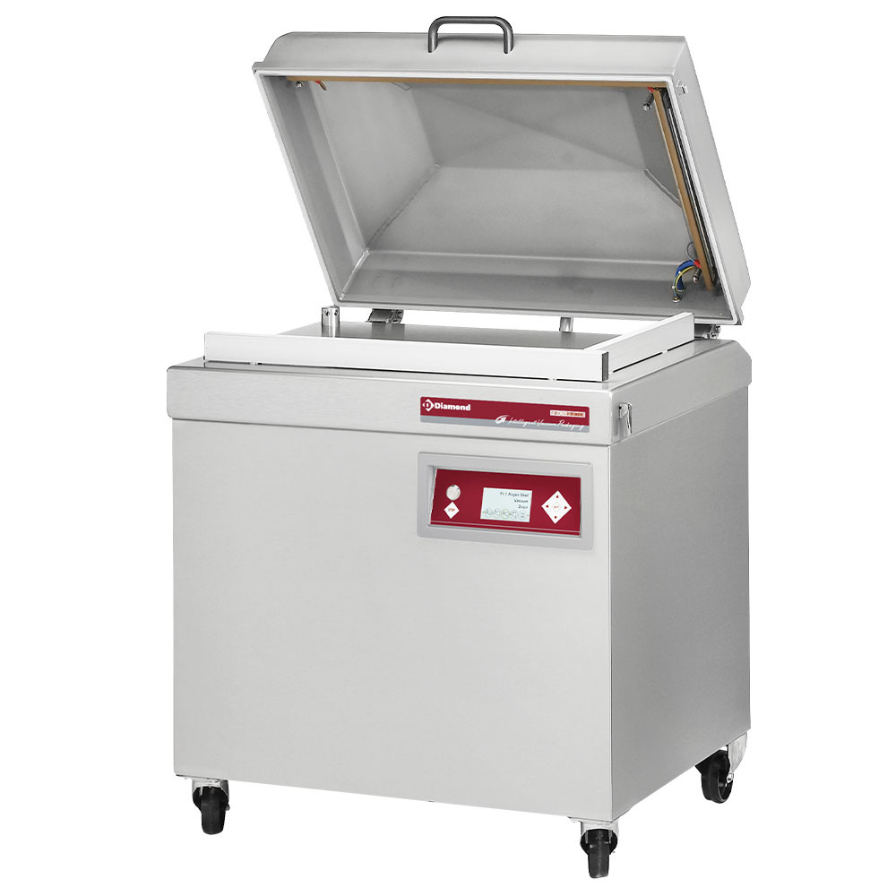 Diamond INTELLIGENT VACUUM PACK. Vakuummaschine, Edelstahlbehälter 800x500xh200 mm. -100 m3/Std. LCD-Bildschirm