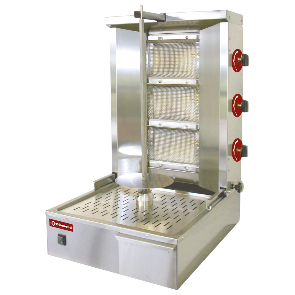 Diamond Gyros Kebab Geraet Gas Gyrosgrill 35 kg