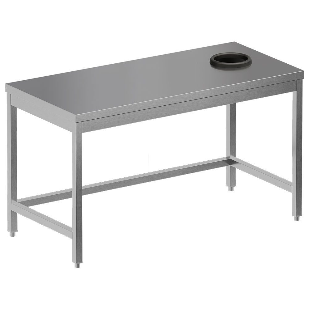 Diamond Ablagetische Abräumtisch mit Abfallloch