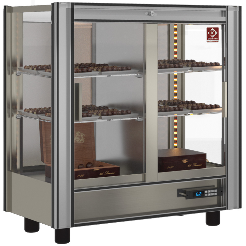 Diamond Weinschraenke Kühlvitrine für Schokolade Lt. 216 - anpassbar