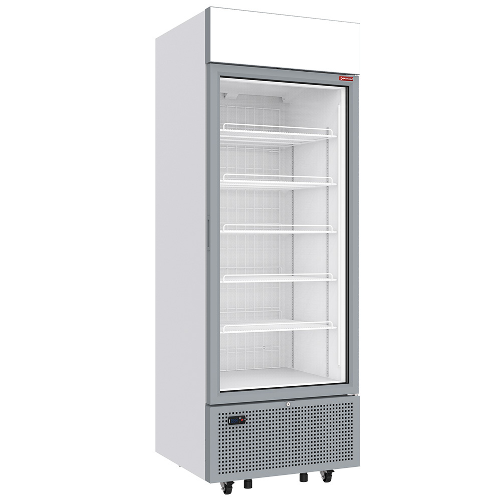 Diamond Vitrines T° positive & negative Negative Kühlvitrine 646 Liter - 6 Ebenen mit Leuchtkasten - WEISS
