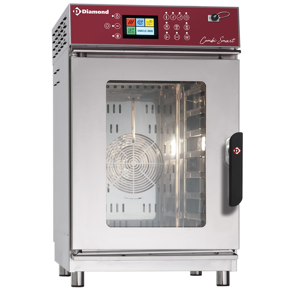 Elektro Ofen Dampf/Konvektion 7x GN1/1 Touch Screen + Auto-Cleaning