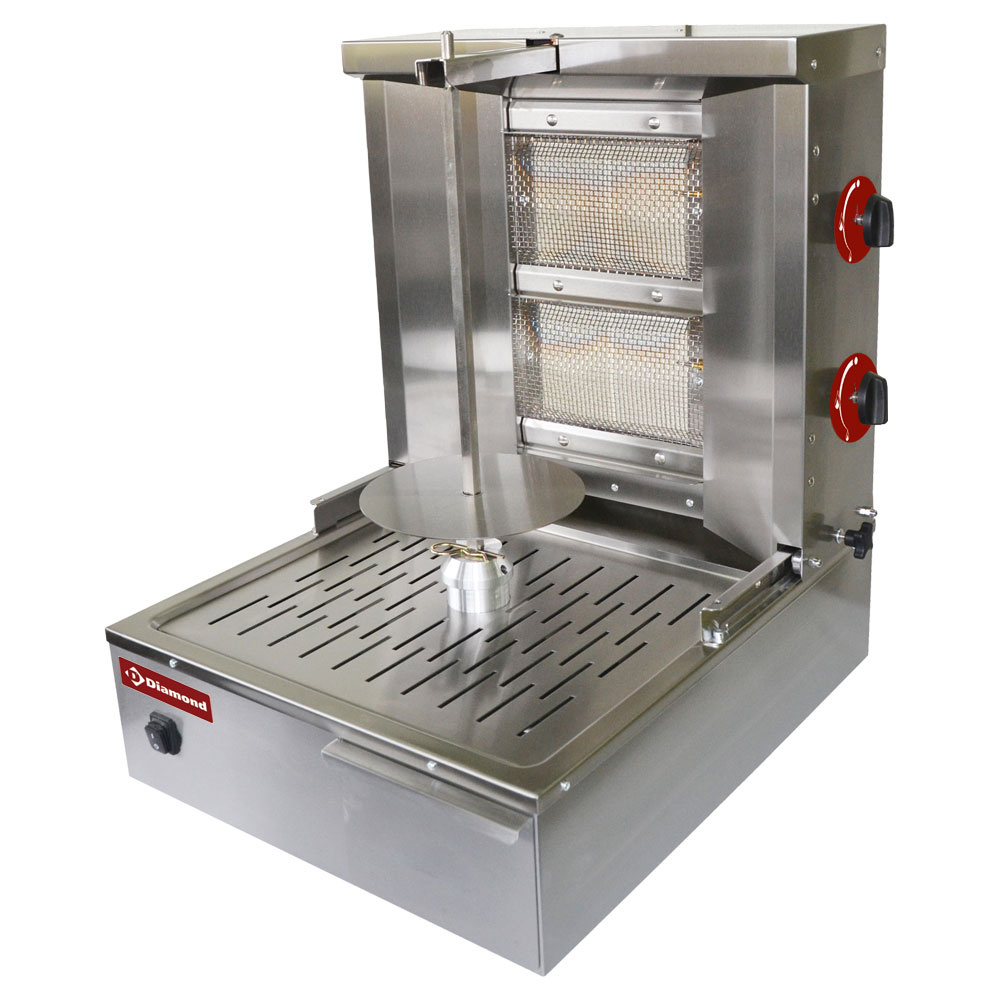 Diamond Gyros Kebab Geraet Gas Gyrosgrill 20 kg