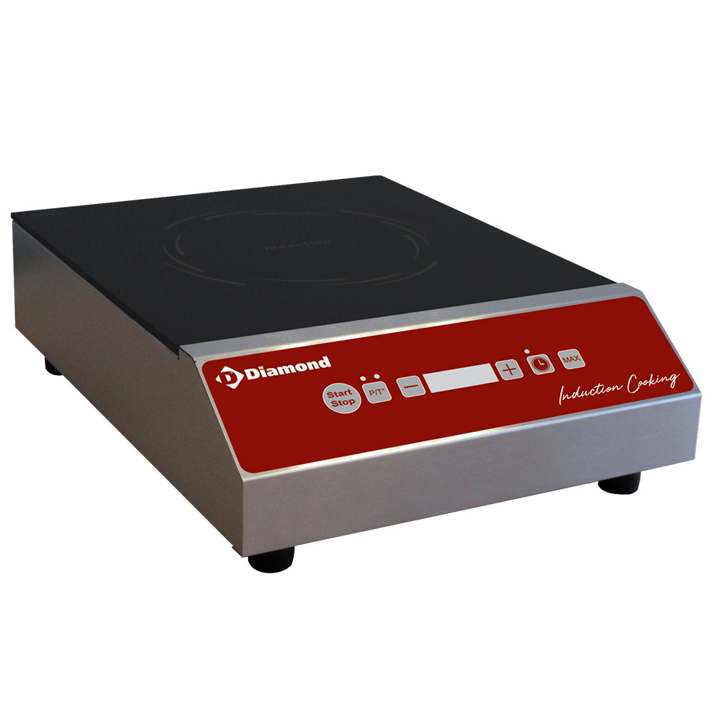 Diamond INDUCTION-Platten Induktionsplatte 2500 watt, Touch-Tasten