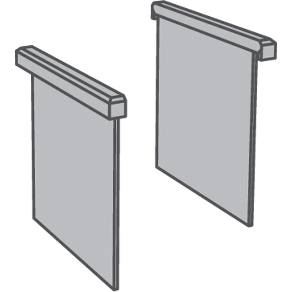 Diamond Modulare Self-service 800 Abschlusswand (rech)