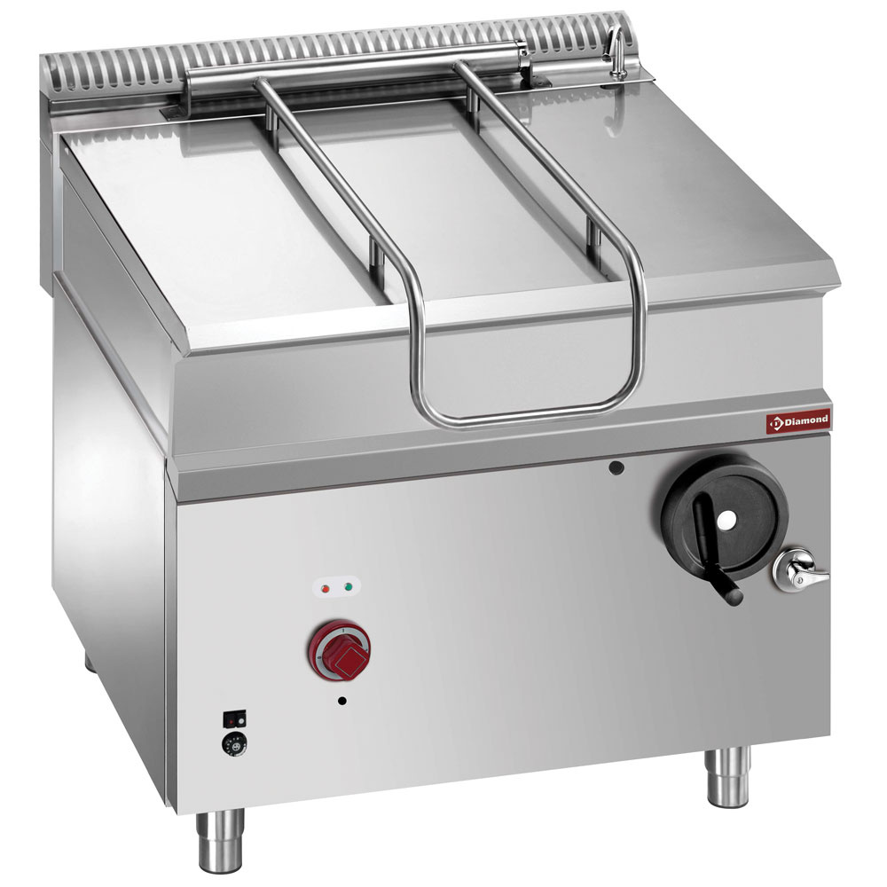Diamond GAS Gasbetriebene Sautépfannen, schwenkbar, Beck aus Edelstahl 80 Lit. auf Möbel
