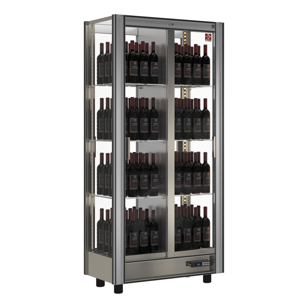 Diamond WINE / MULTI T° Weinkühlvitrine Lt. 530 - durchgehend - anpassbar