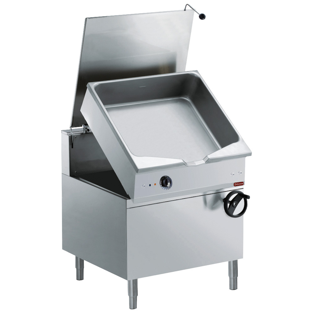 Diamond Kochserie 900+ Auto. Elek. Kippbratpfanne, "Duomat" Becken 80 L auf Unterbau