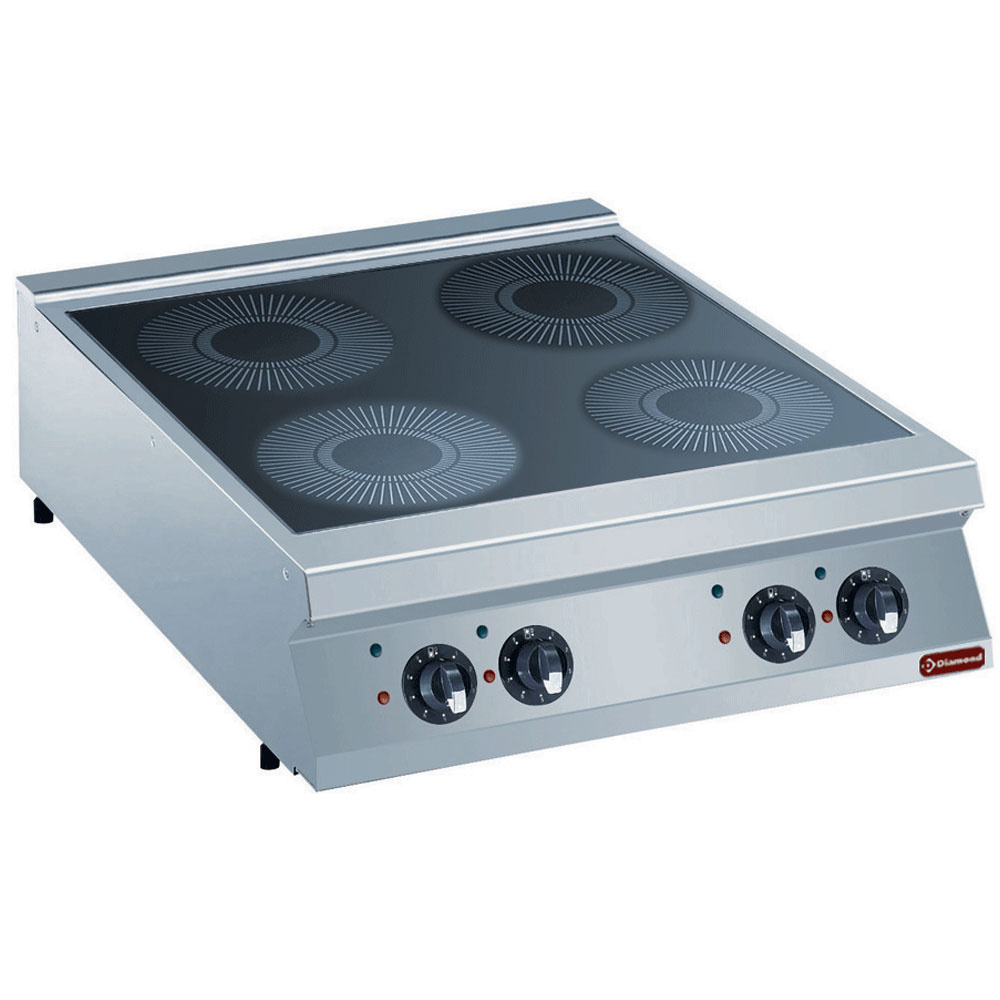 Diamond Kochserie 900+ Elektroherd 4 Induktionskochfelder -TOP-