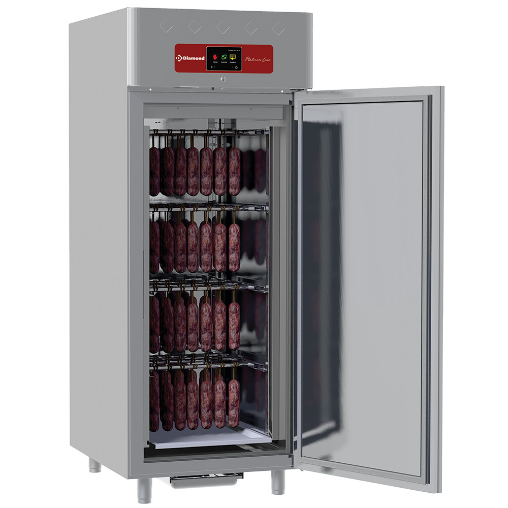 Diamond 850 Lt / FERMENTING AGING Reifungsschrank für Fleisch 850 Liter, belüfteten, 1 Tür 20x GN 2/1