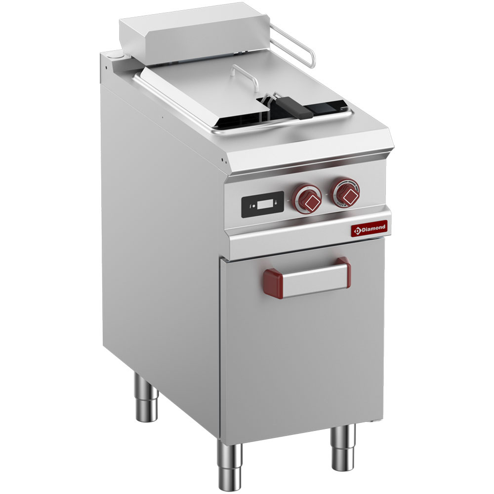 Diamond Kochserie OPTIMA 700 Elektrische Fritteuse , 1 Becken "Y", 15 Liter auf Unterbau - "DIGIT"