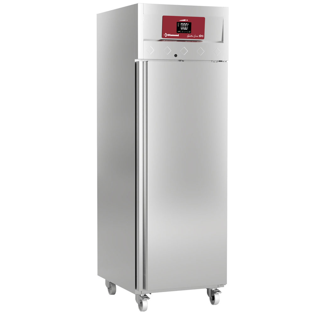 Diamond 700 Lt / GN 2/1 Umluftkühlschrank 700 Liter, 1 Tür (GN 2/1), Auf Rädern