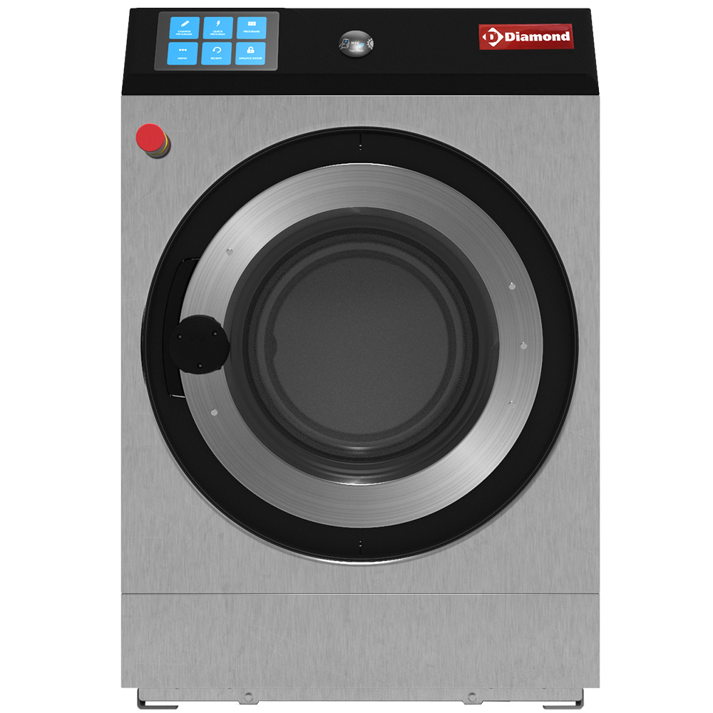 Diamond 11 Kg - ELECTRIC Hochtourige Waschschleudermaschine 11 kg "Inox"