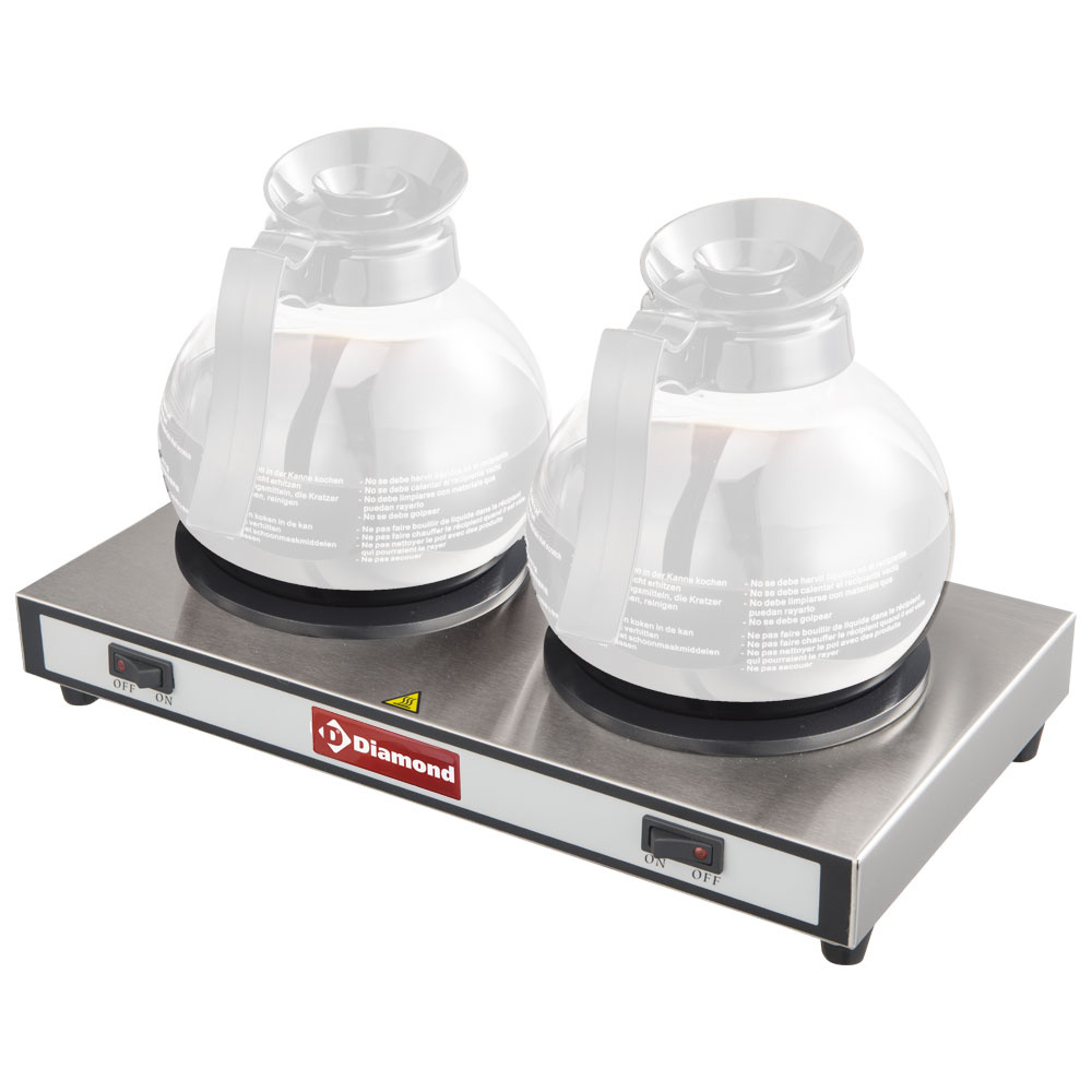 Diamond Kaffeemaschinen Warmhalteplatten für 2 Kaffeekannen