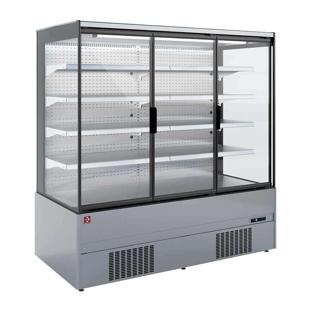 Diamond Wandkühlregale Wand-Kühlmöbel, Selbstbedienung, Flügeltüren - FULL INOX