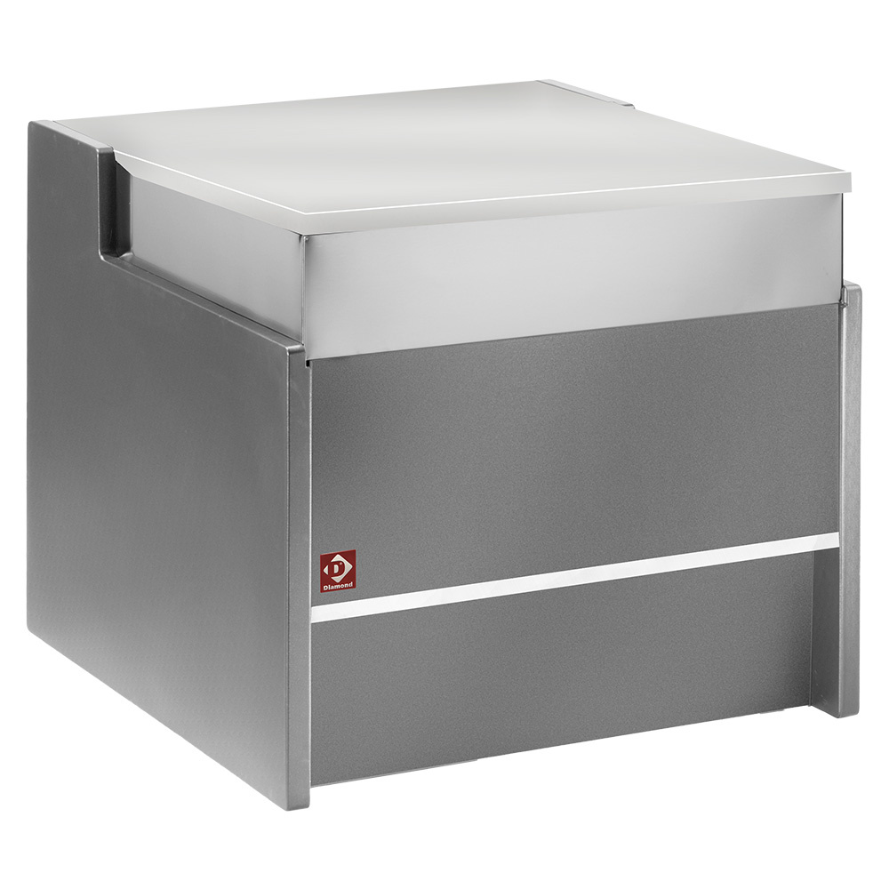 Diamond Vitrinen-Theken Kassenelement 700 mm - GRAU