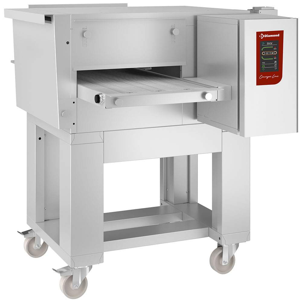 Diamond Durchlaufoefen Gas Kettenbandofen Umluft 400 mm - TOUCH SCREEN