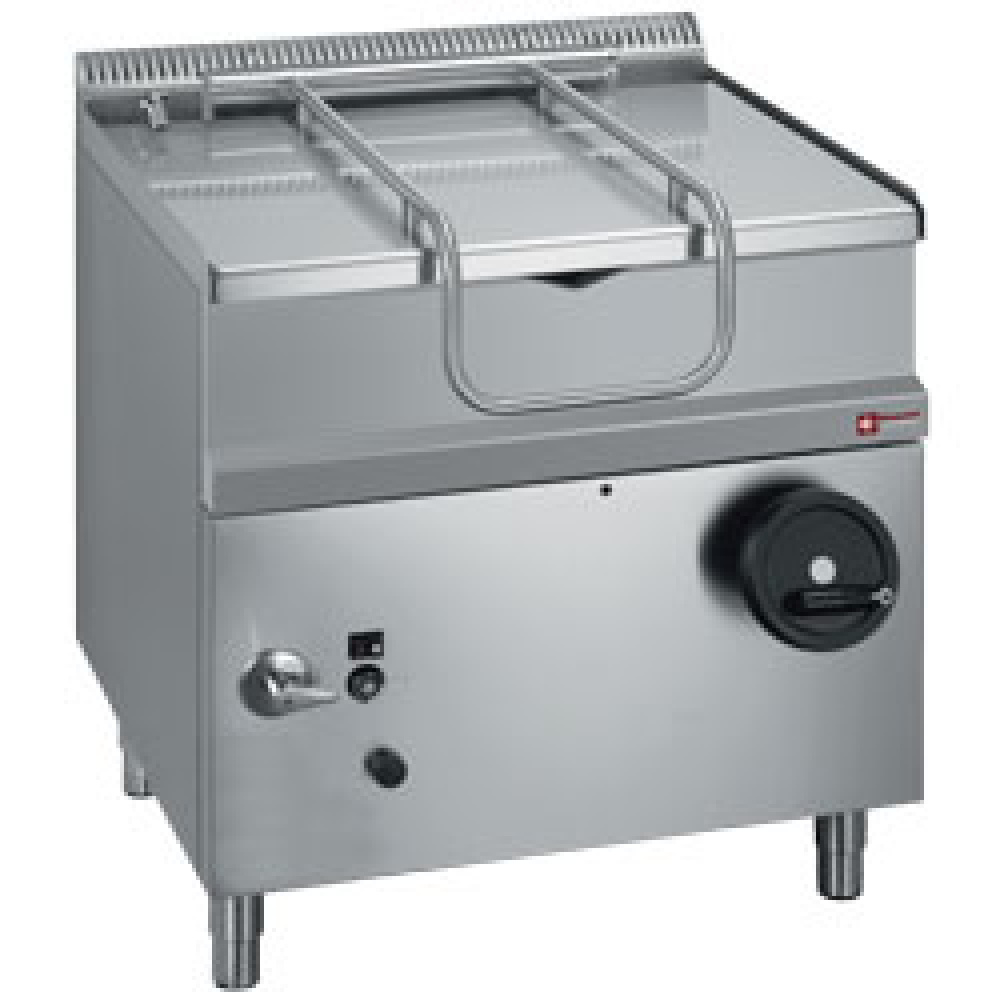 Diamond GAS Gas Kippbratpfanne mit Edelstahlbecken, Kapazität 50 Liter