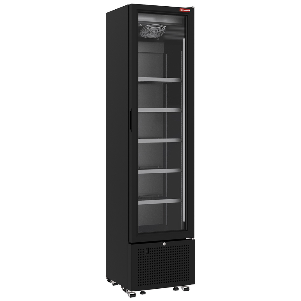 Diamond Vitrines T° positive & negative Positive Kühlvitrine 221 Liter SCHWARZ