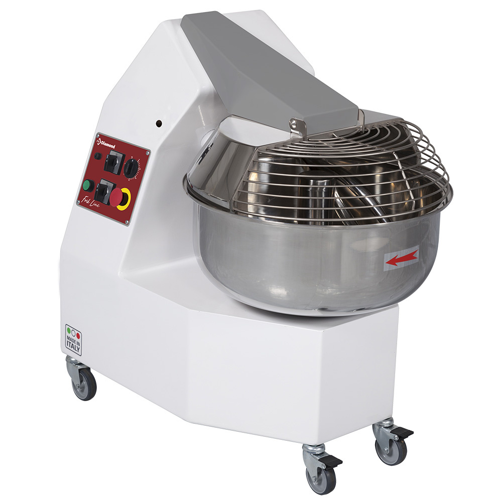 Diamond 2 SPEEDS Gabelmischer, 35 kg, 2 Geschwindigkeiten - Timer, auf Rädern
