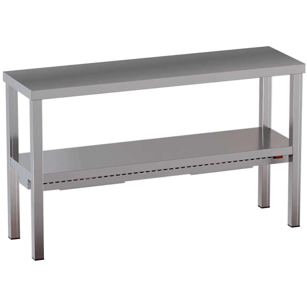 Diamond Neutrale & beheizte Chef-Regale Tischaufsatzbord Chef 2 Böden beheitzt