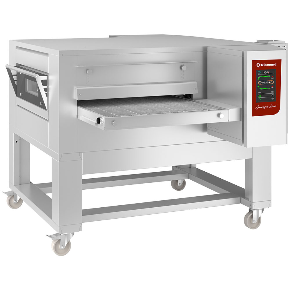 Diamond Durchlaufoefen Gas Kettenbandofen Umluft 650 mm - TOUCH SCREEN