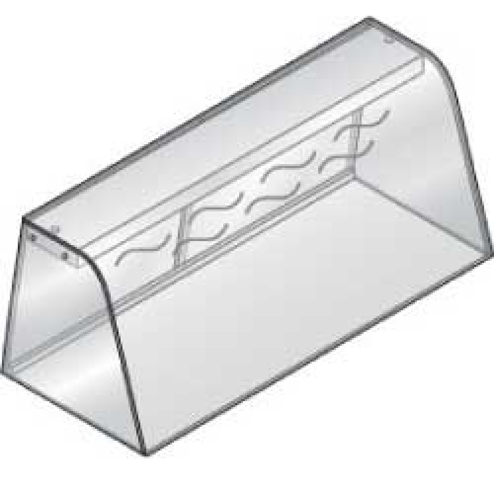 Diamond Self Drop In Vitrine mit Heizelement und Schiebetüren, geschlossen