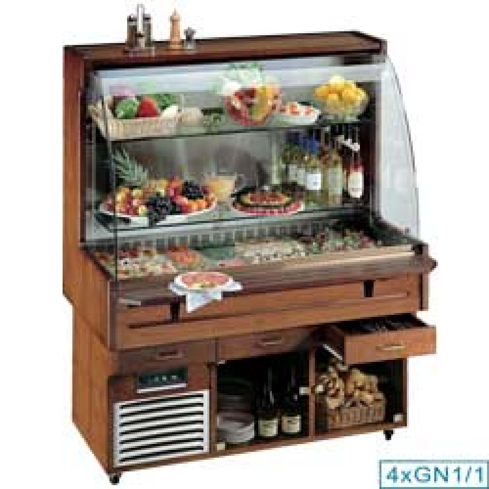 Diamond Buffets / Salad Theken Buffetwagen 4 GN 1/1 und Kühlvitrine