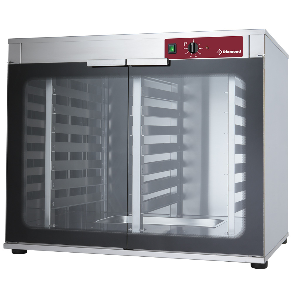 Diamond Ofen 5 ebenen Gärschrank für Öfen mit  2 Türen, 2x 8 Ebenen