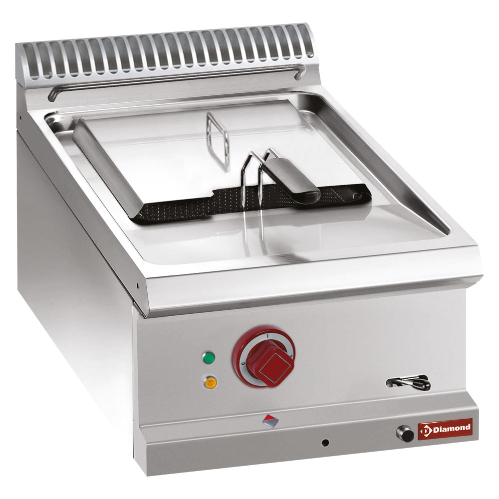 Diamond Kochserie OPTIMA 700 Elektrische Fritteuse, 1 Becken, 12 Liter -OBERPLATTE-