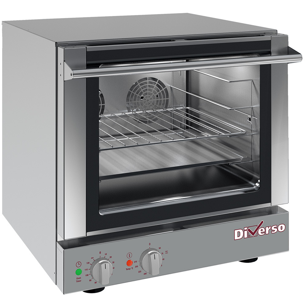 Diverso Baeckereioefen Elektro Konvektionsofen, 4x 460x340 mm