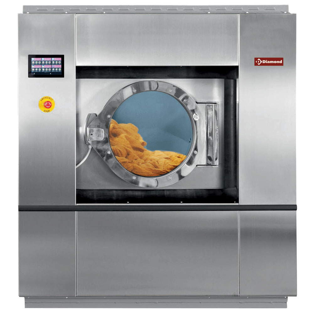 Diamond 30 Kg - ELECTRIC Hochtourige Industriewaschschleudermaschine 30 kg "Inox"