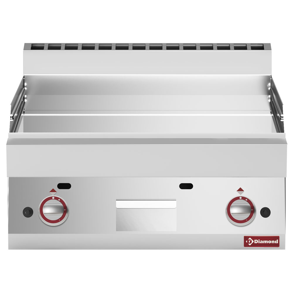 Diamond Kochserie Modular ALPHA 650 Gas Grillplatte, glatt -Top- hartverchromt "50 µm"