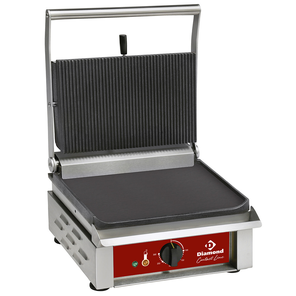 Diamond Panini Kontaktgrill Kontaktgrill MEDIUM, emaillierte Platten