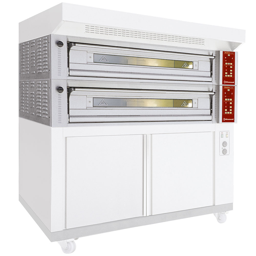 Diamond Oefen und Baeckereioefen Elektrische Modularöfen 3 Bleche, Kapazität 3x 600x400 mm