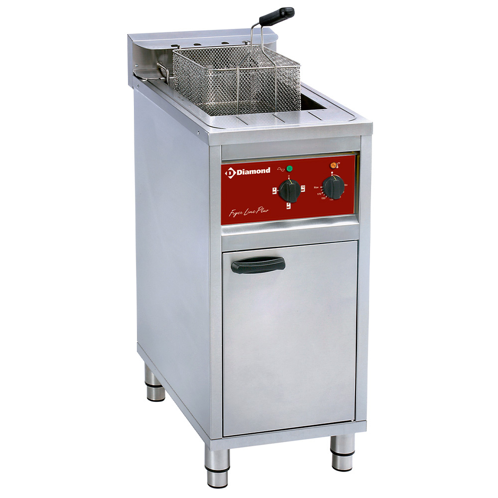 Diamond Friteusen Elektro Friteuse 16l auf Untergestell, 4-8-12 KW