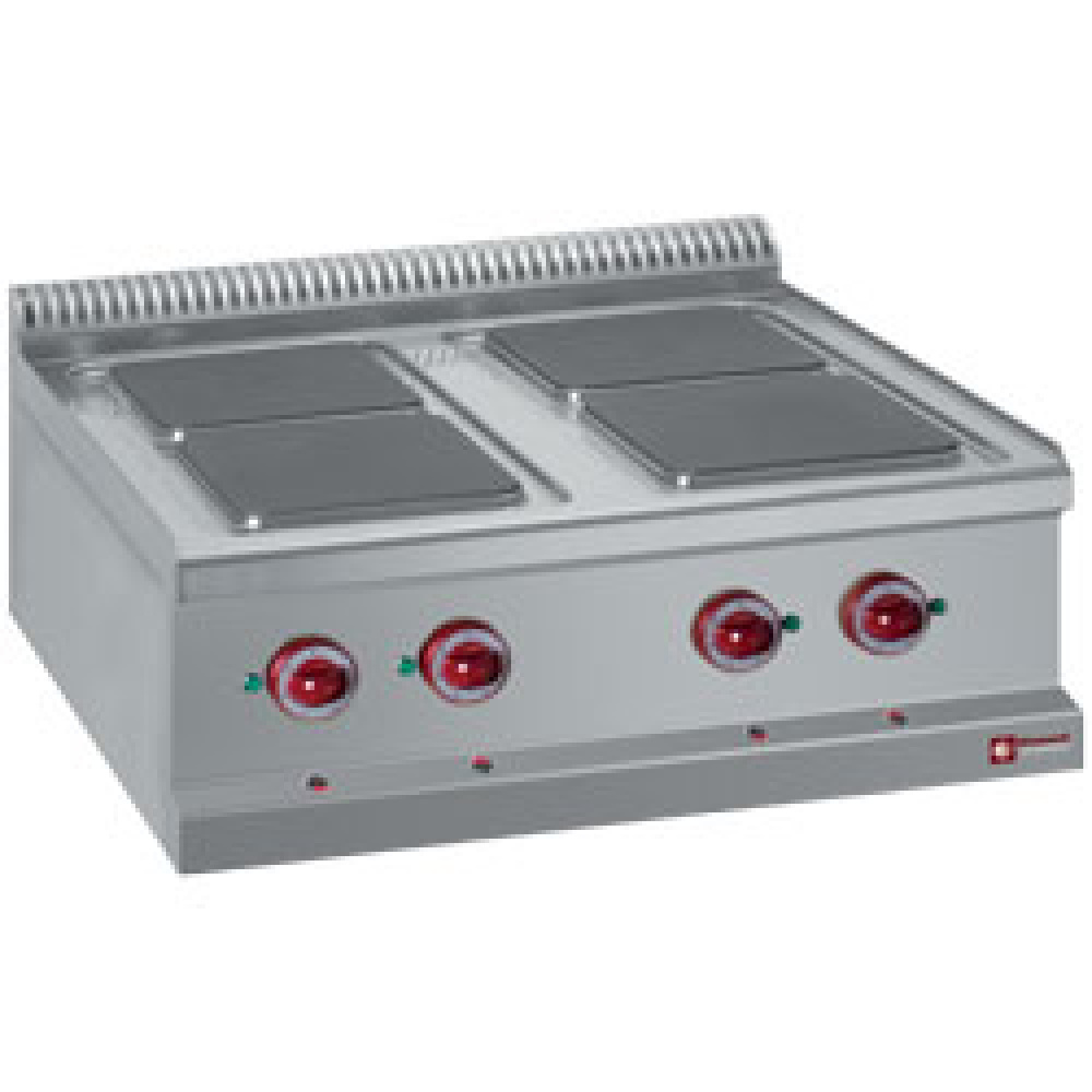Diamond Kochserie OPTIMA 700 Elektroherd 4 eckige Platten -Top-