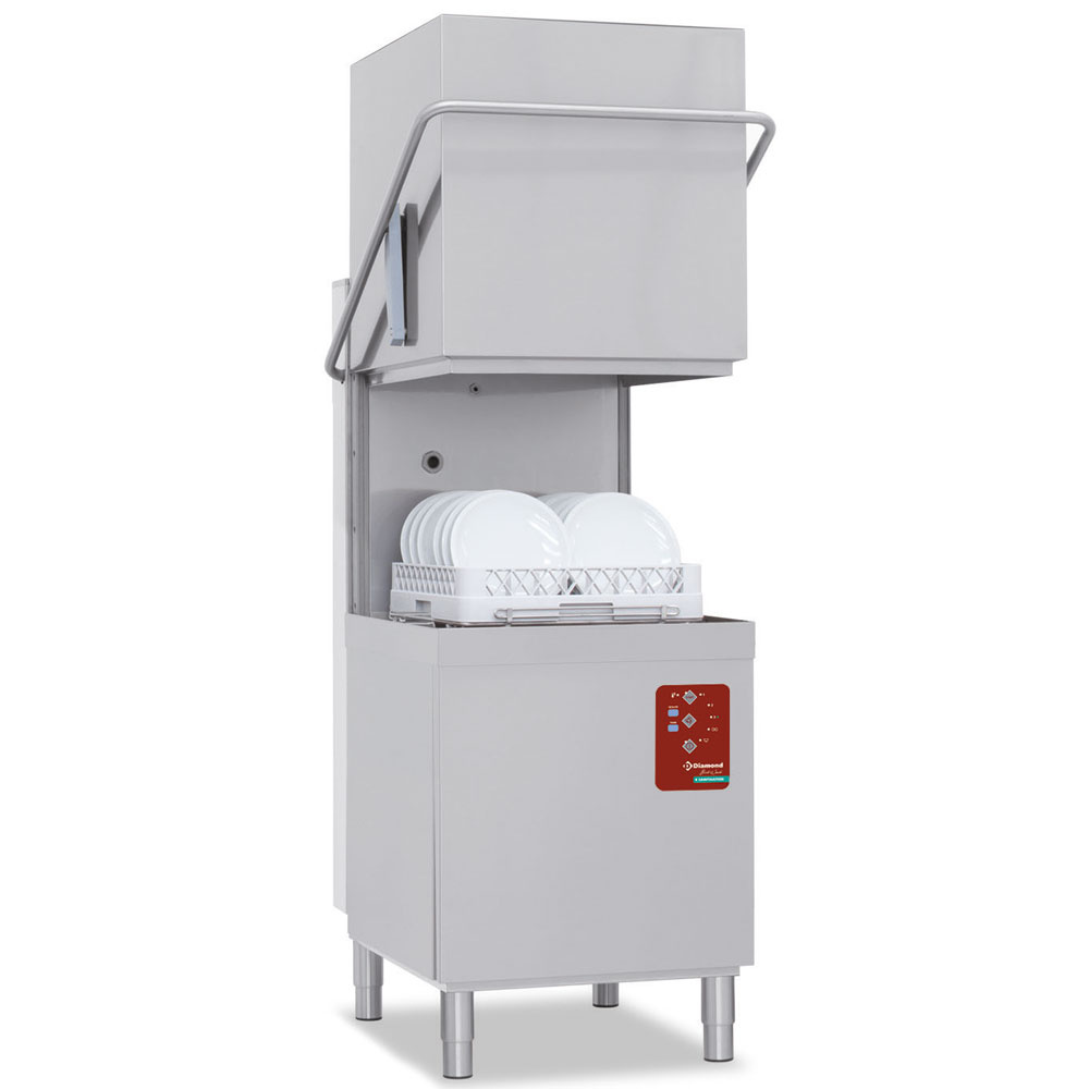 Diamond Durchschubspülmaschine Durchschubspülmaschine, Korb 500x500 mm "Full Hygiene"