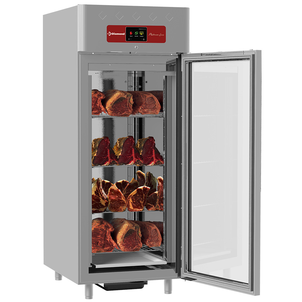 Diamond 850 Lt / DRY AGED MATURING Reifeschrank 850 Liter, belüftet, 1 Glastür 20x GN 2/1